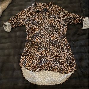 Leopard Print Dress, Large